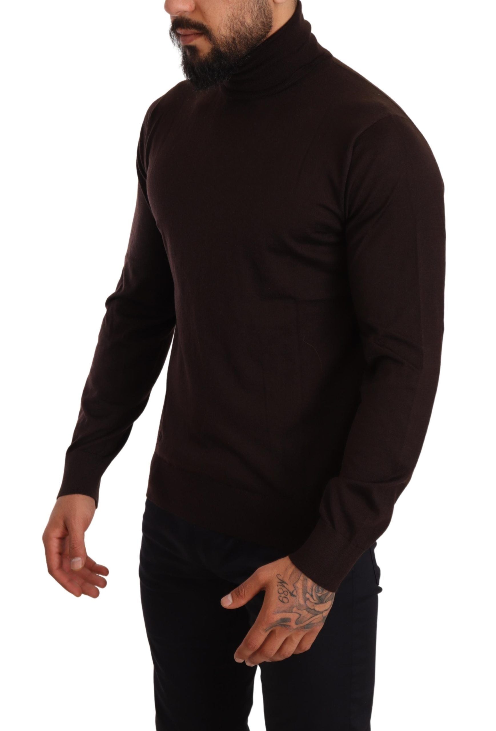 Pull turtleneck Dolce & Gabbana brun