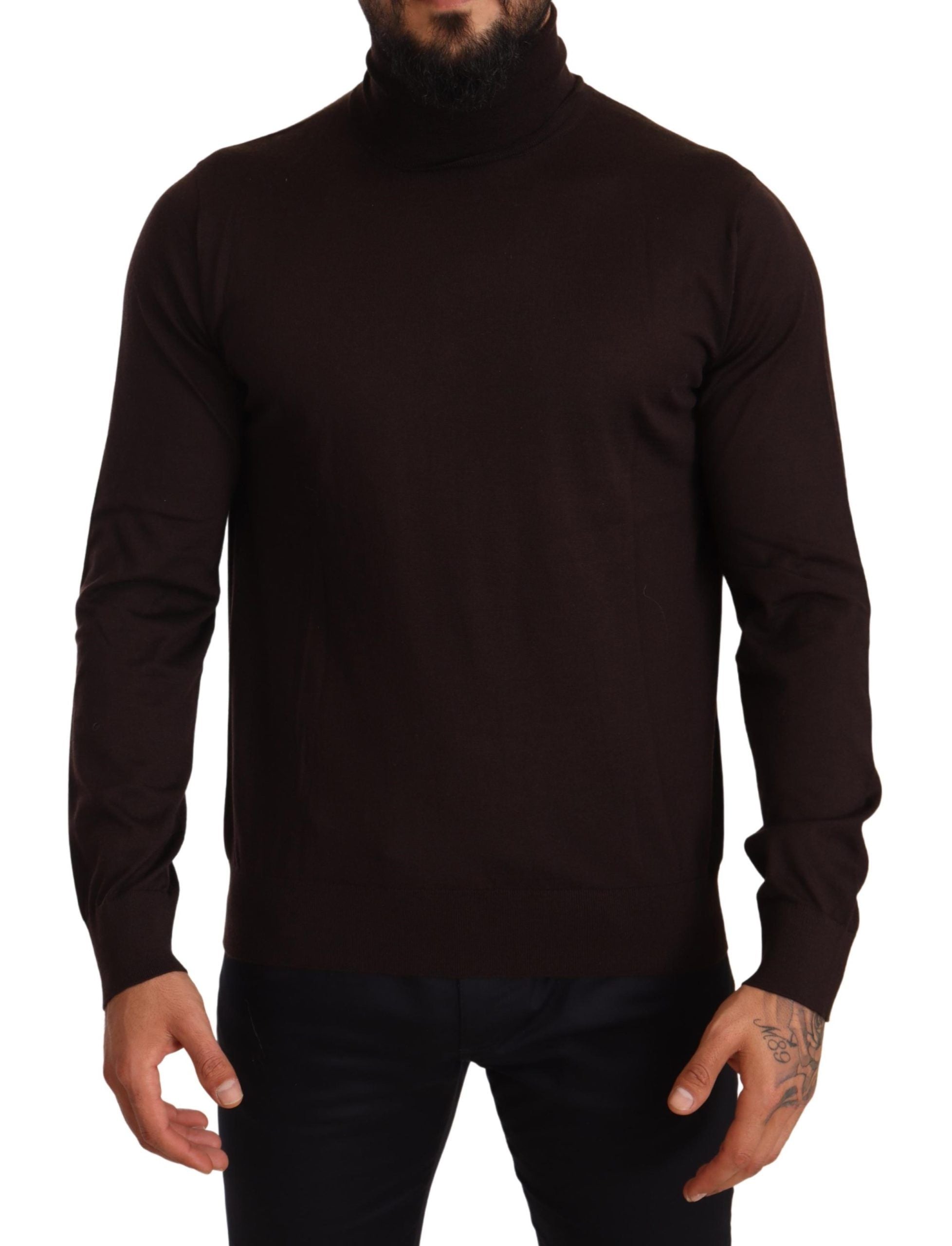 Pull turtleneck Dolce & Gabbana brun