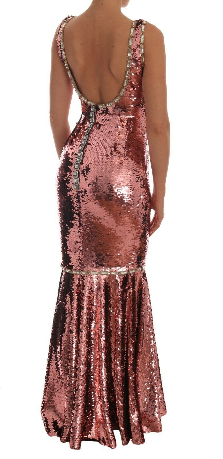 Robe Dolce & Gabbana Long sheath rose Dolce & Gabbana