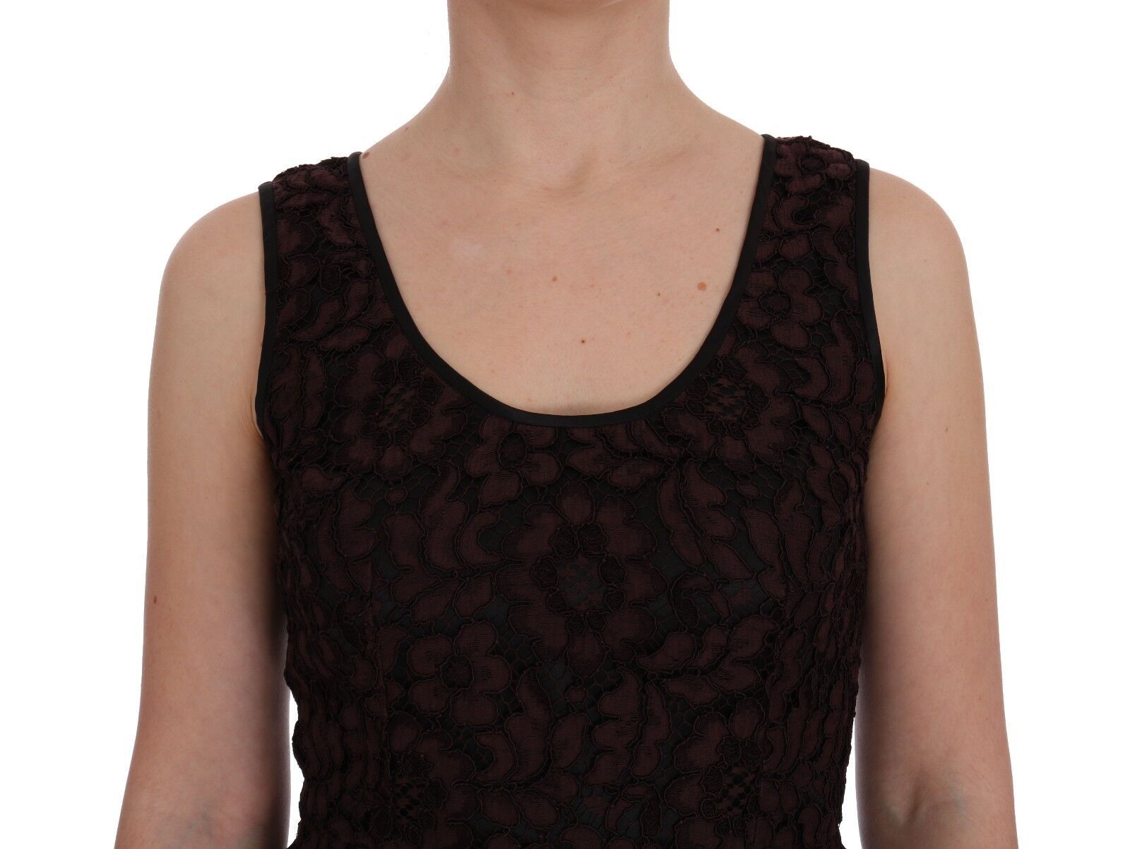 Robe Dolce & Gabbana Ricamo bordeaux Dolce & Gabbana