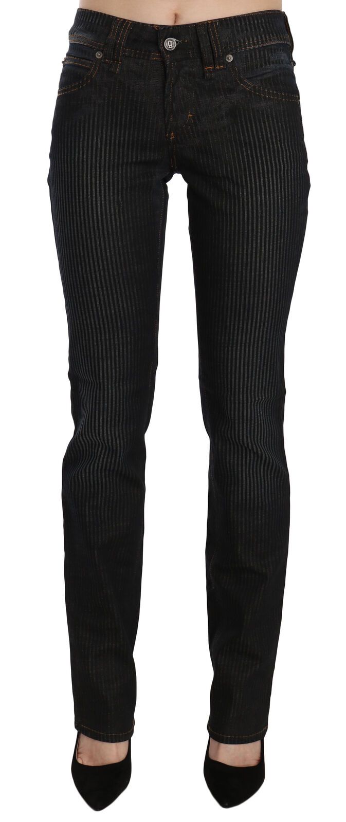 Pantalons GALLIANO Mid Waist noirs