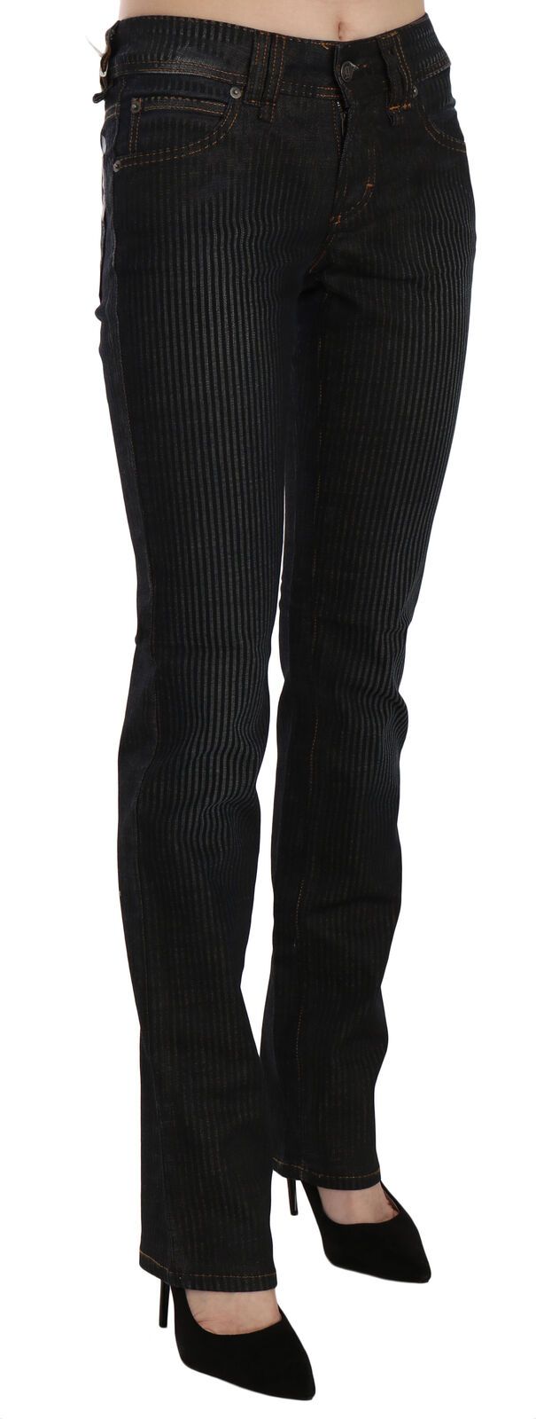 Pantalons GALLIANO Mid Waist noirs