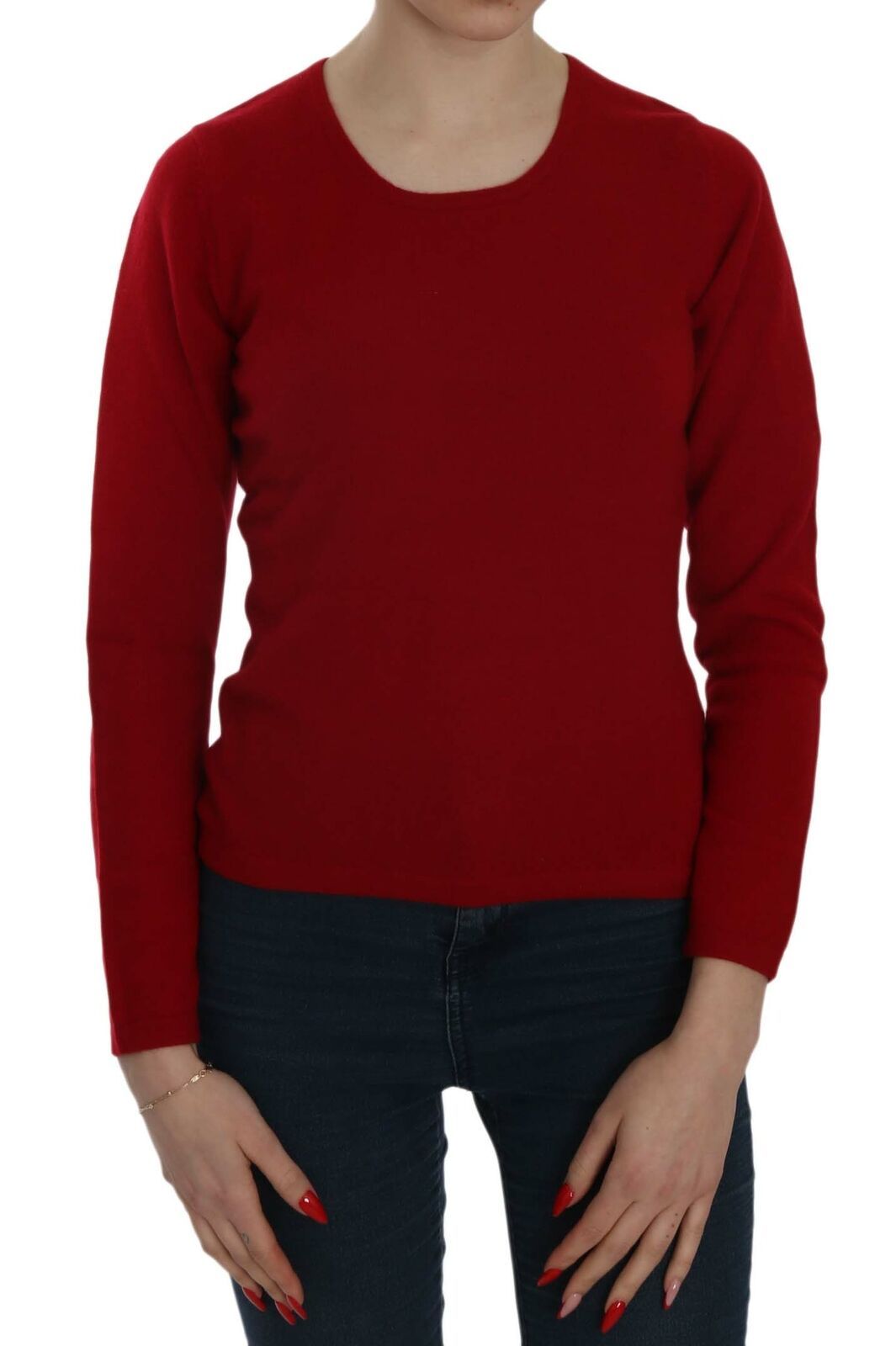 Pull Mila Schon Round Neck rouge