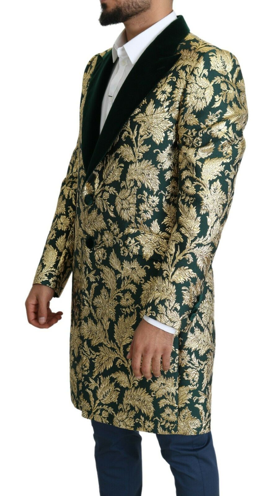 Manteau Dolce & Gabbana Sicilia doré vert