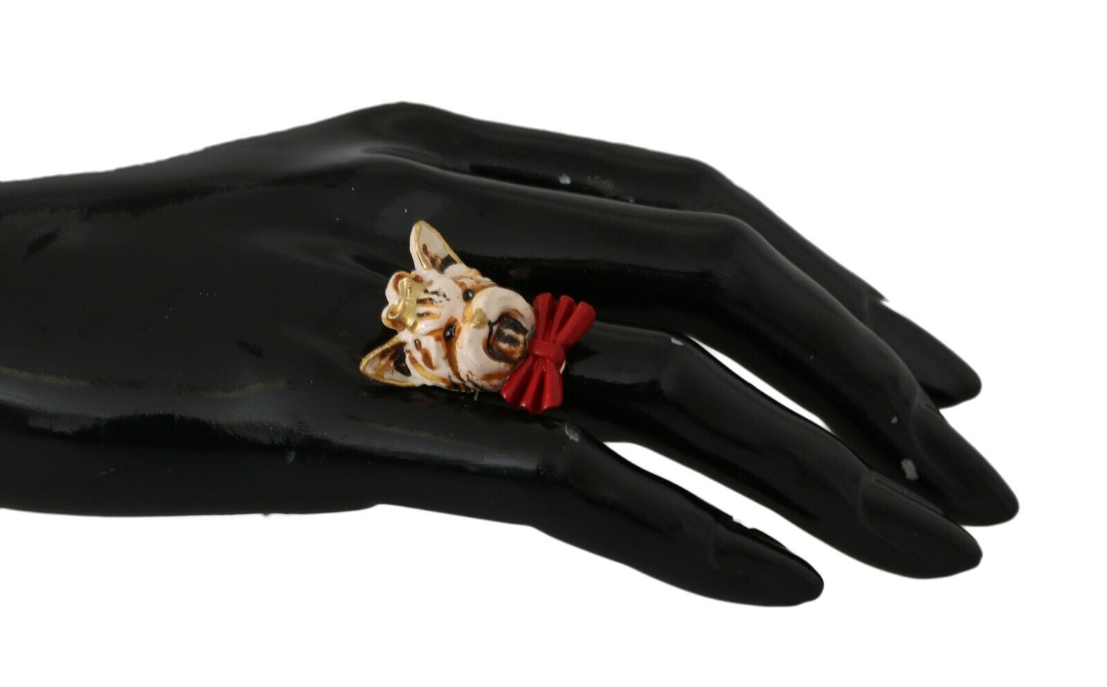 Accessoire Dolce & Gabbana tête de chien doré