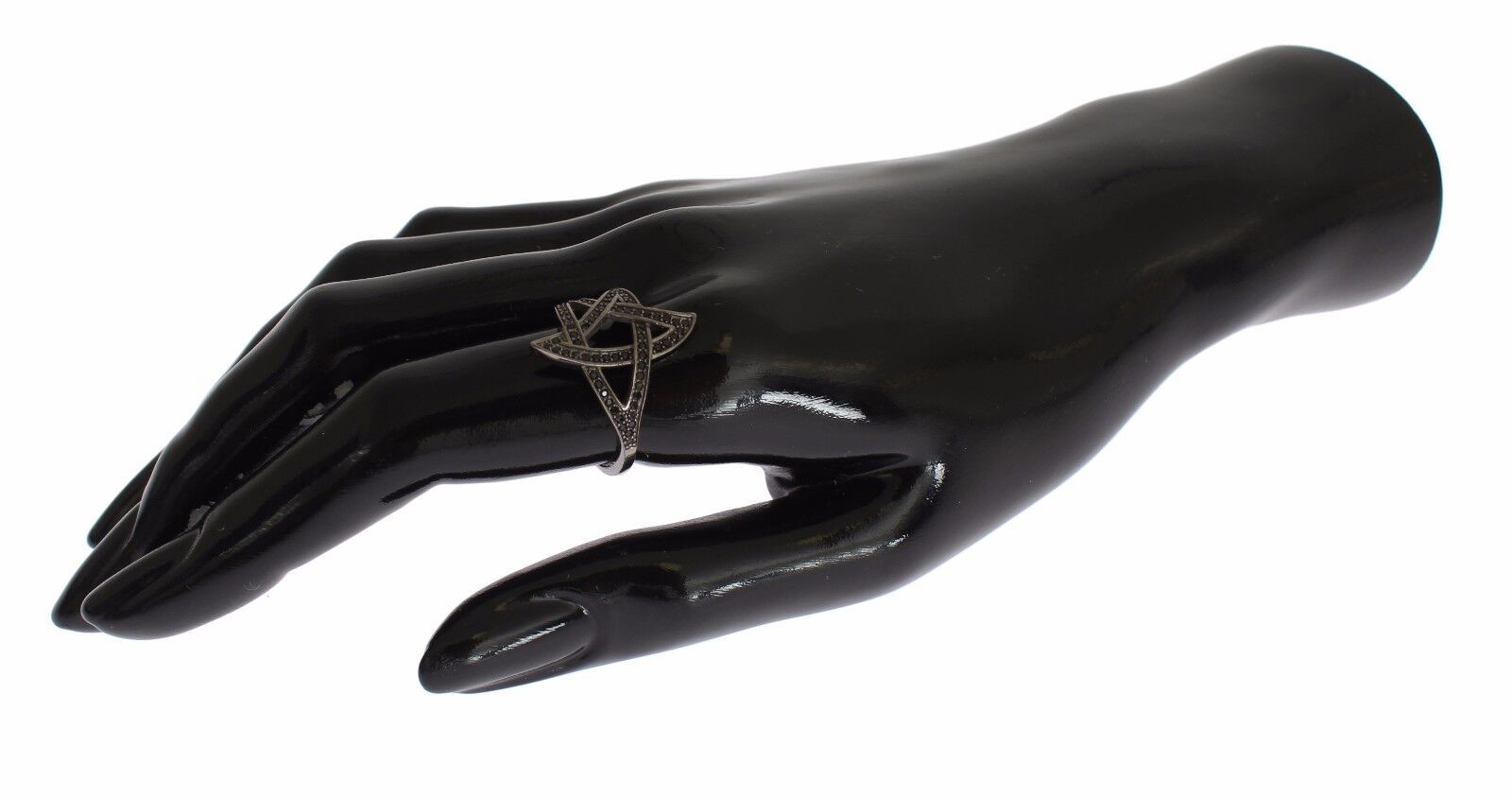 Bague Nialaya en argent 925 noire