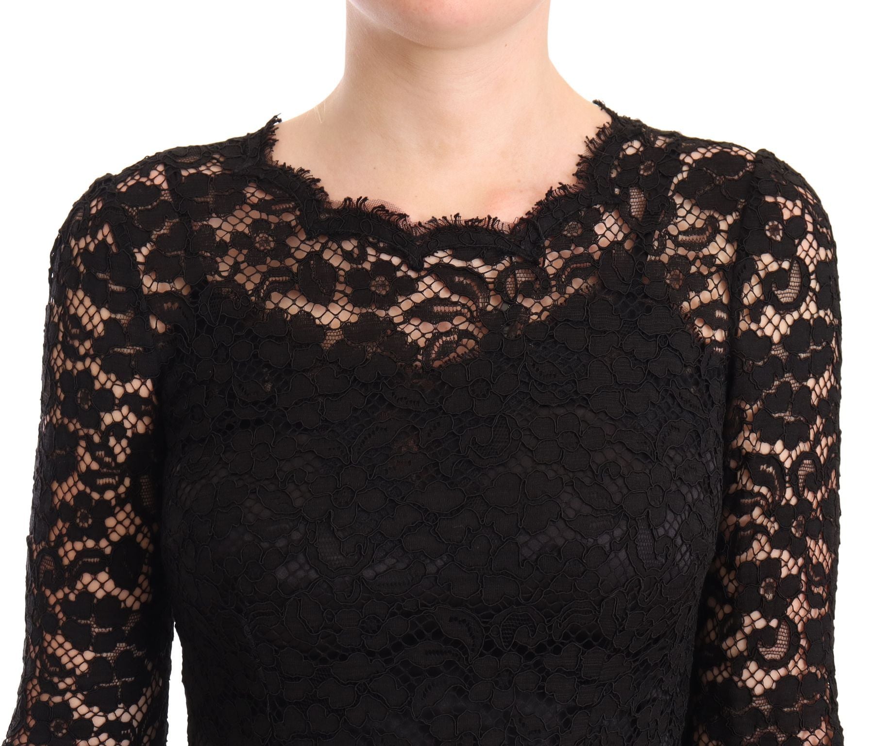 Robe Dolce & Gabbana Mermaid noire Dolce & Gabbana