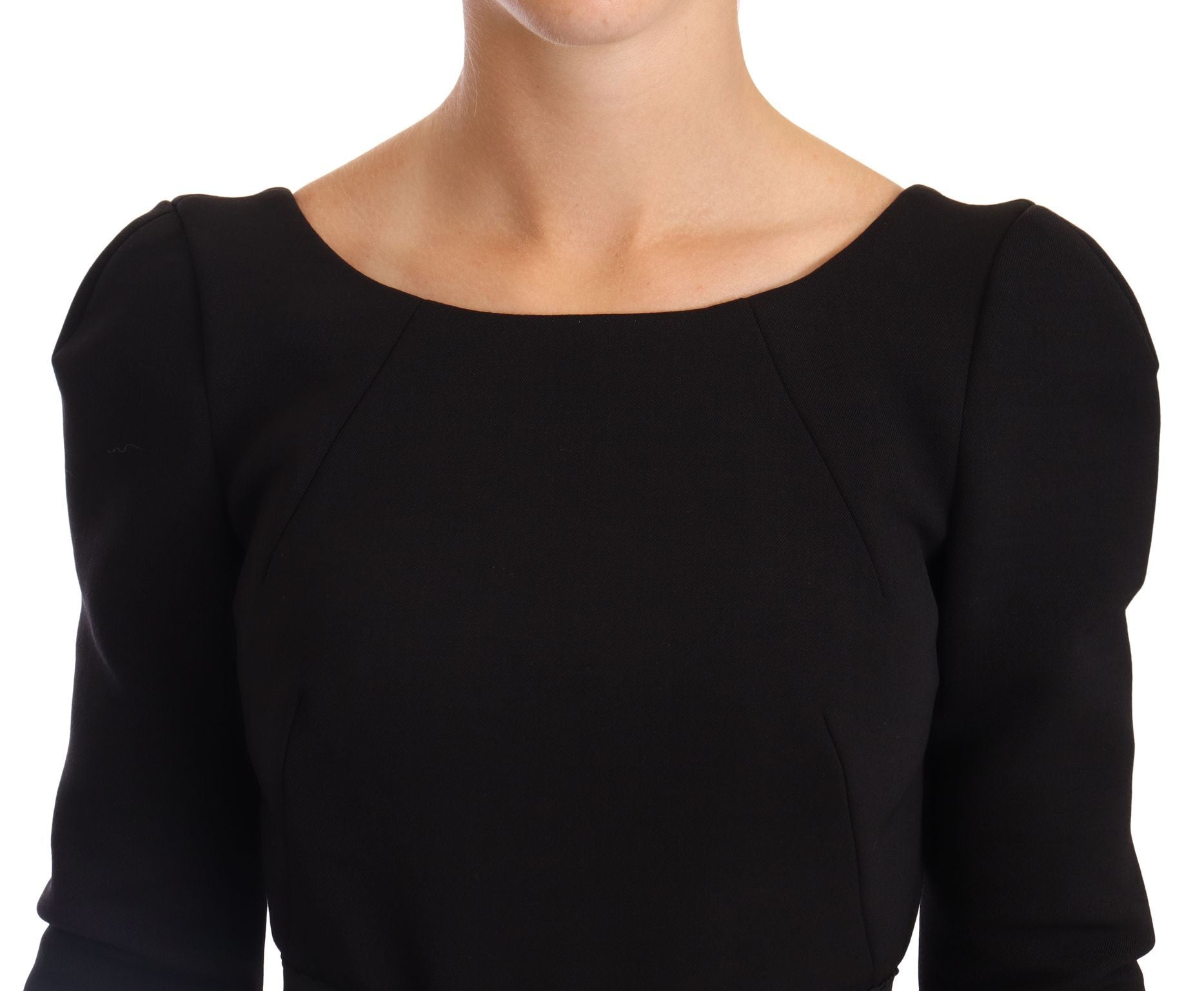 Robe Dolce & Gabbana mi-longue noire Dolce & Gabbana