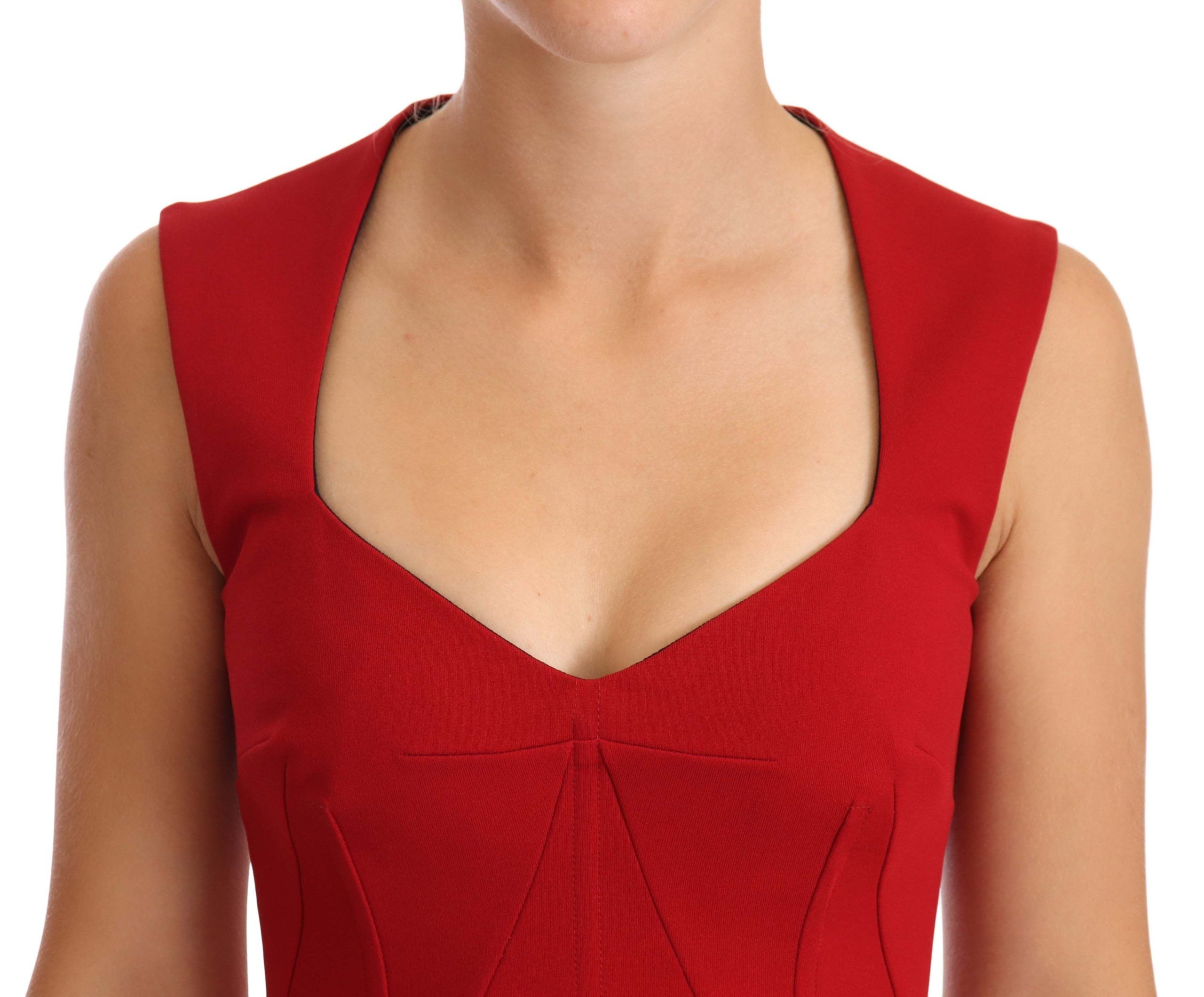Robe Dolce & Gabbana Sweetheart rouge Dolce & Gabbana