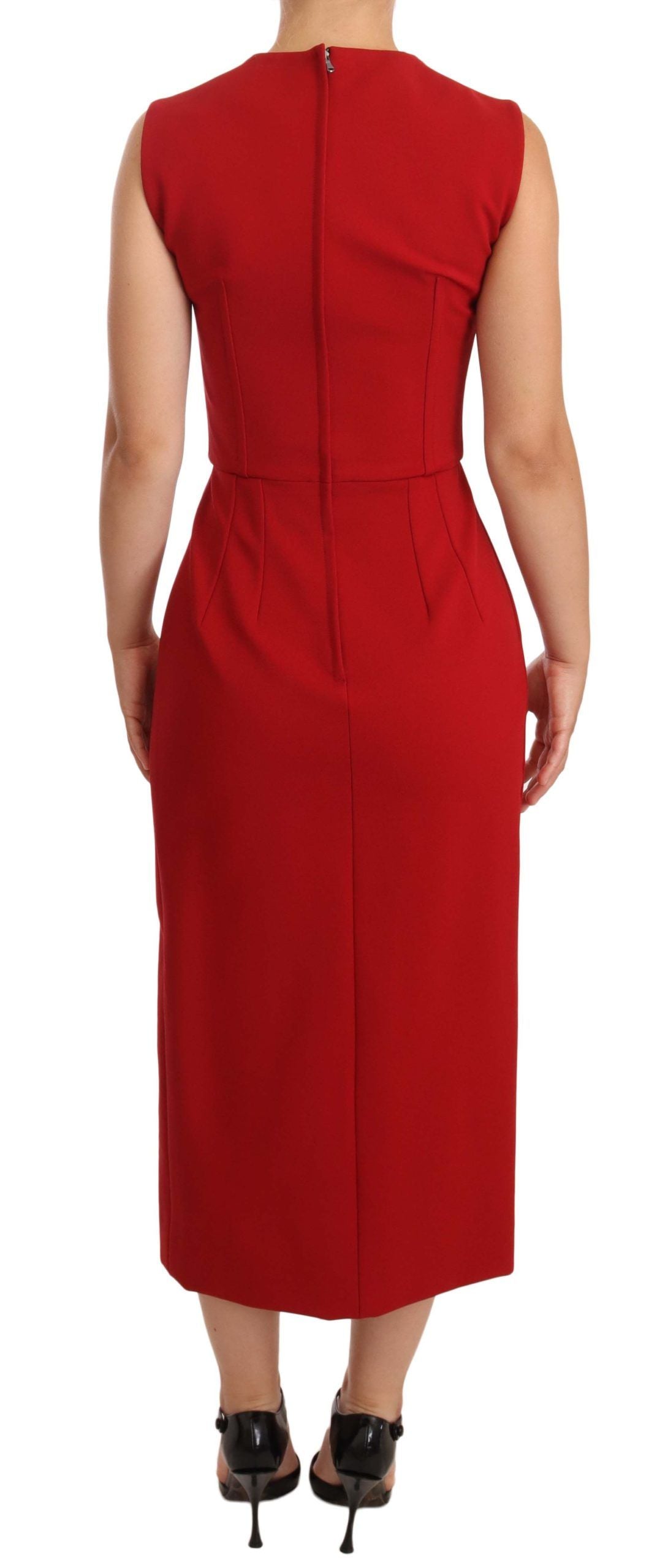 Robe Dolce & Gabbana Sweetheart rouge Dolce & Gabbana