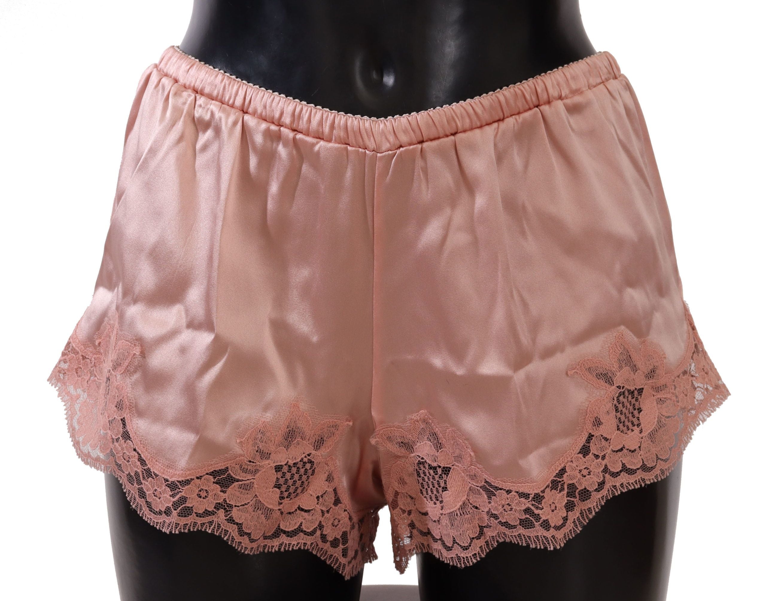 Shorts Dolce & Gabbana en dentelle rose