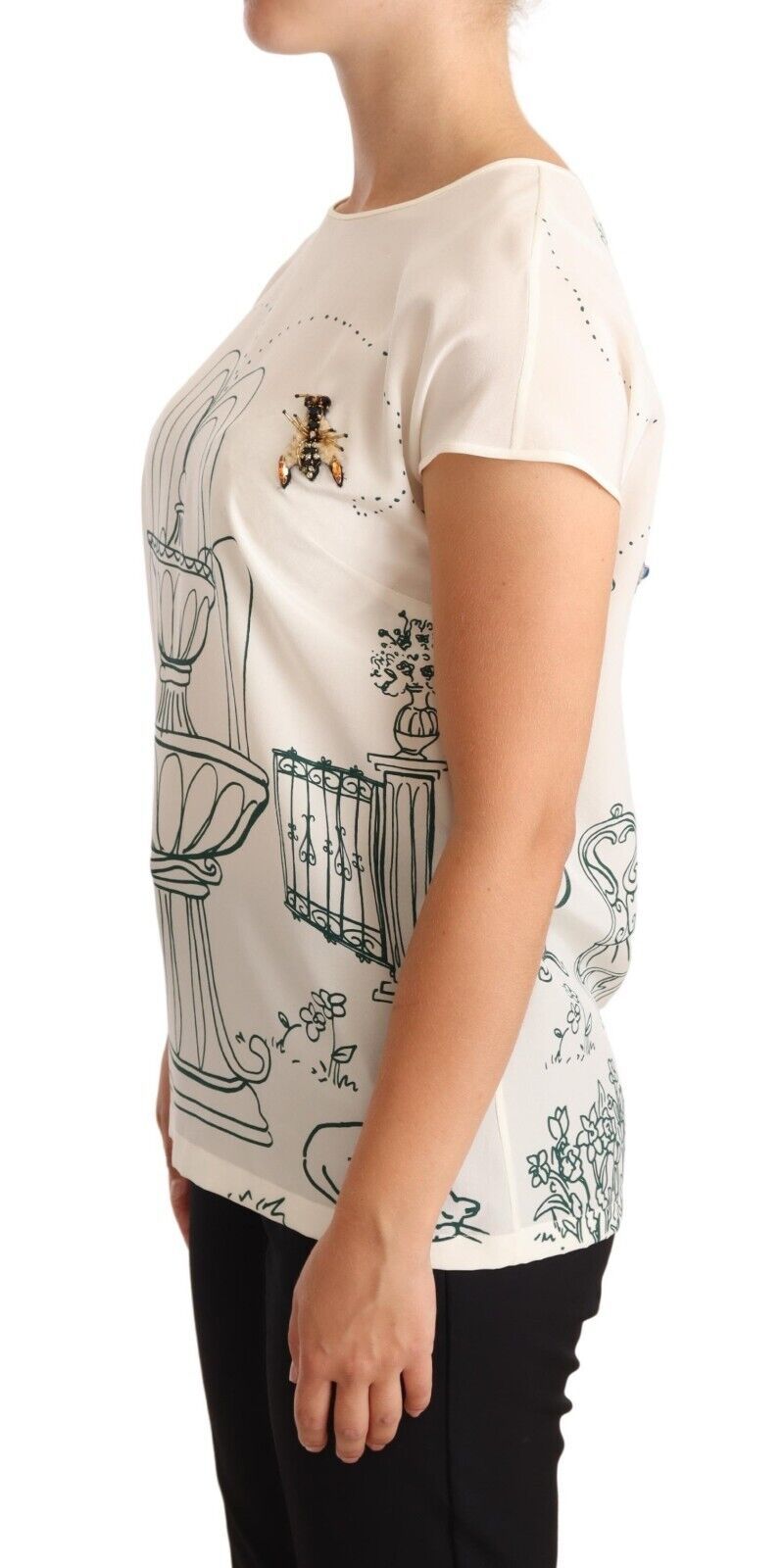 T-shirt Dolce & Gabbana Fontaine blanche