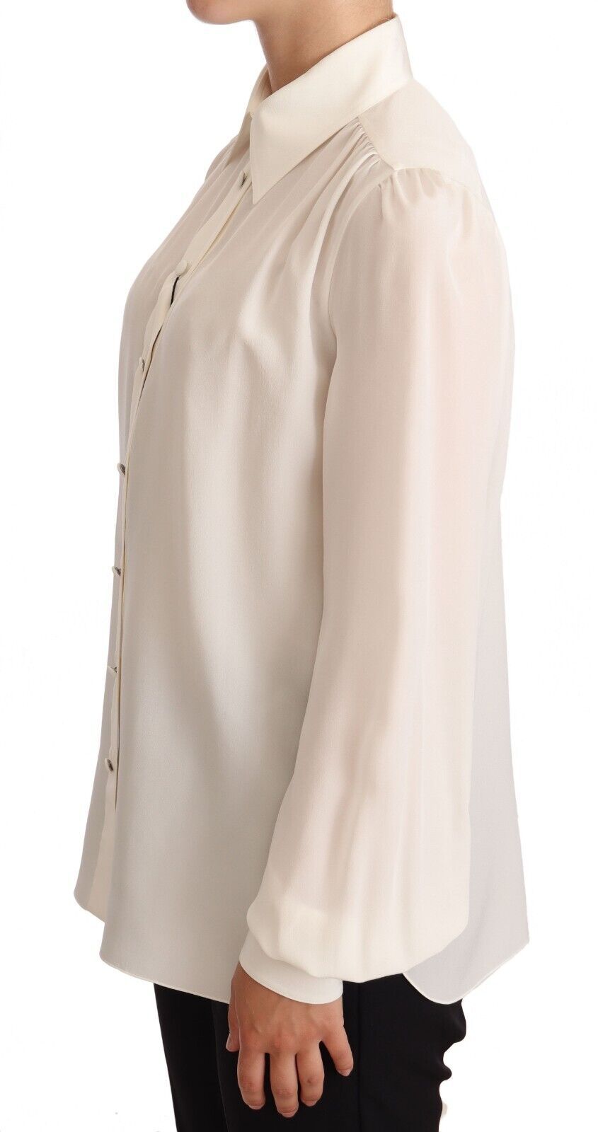 Blouse polo blanche blanche