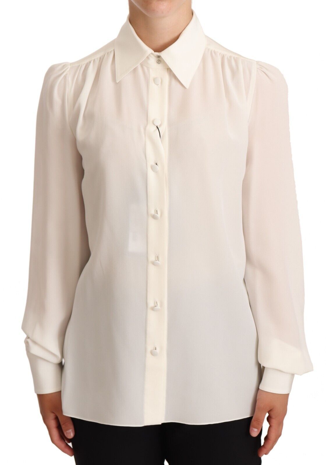 Blouse polo blanche blanche