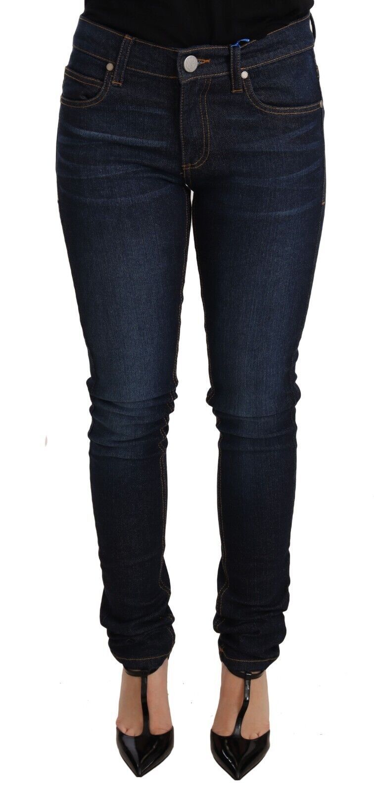 Jeans Versace Low Waist bleu foncé