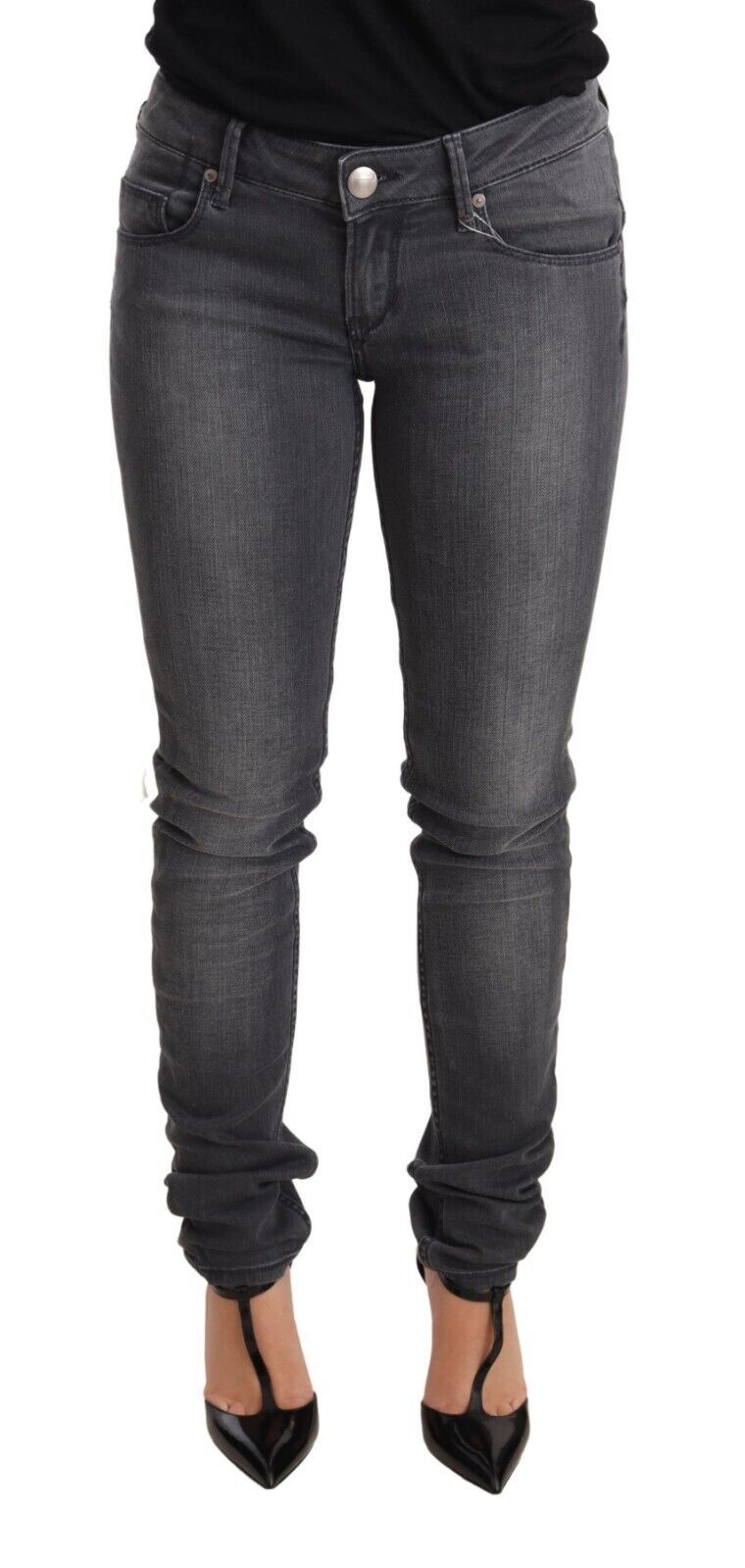 Pantalon ACHT slim gris wash