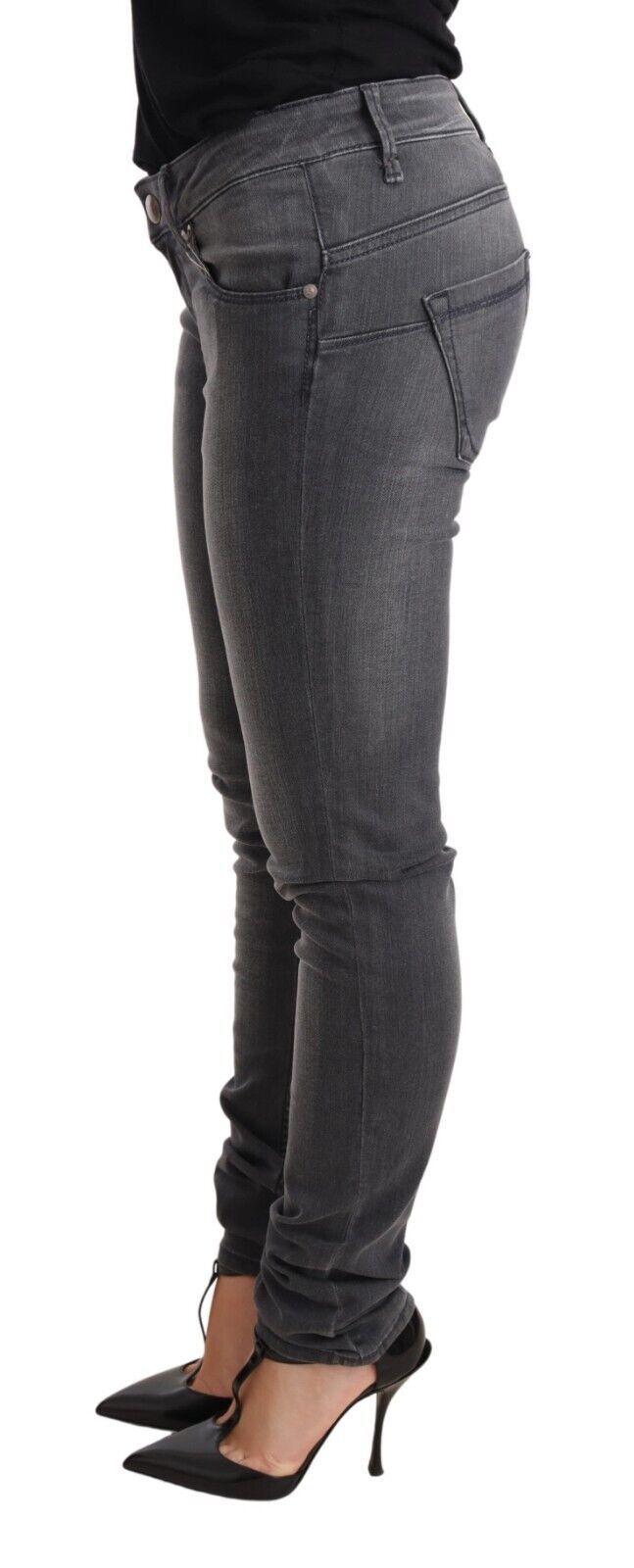 Pantalon ACHT slim gris wash