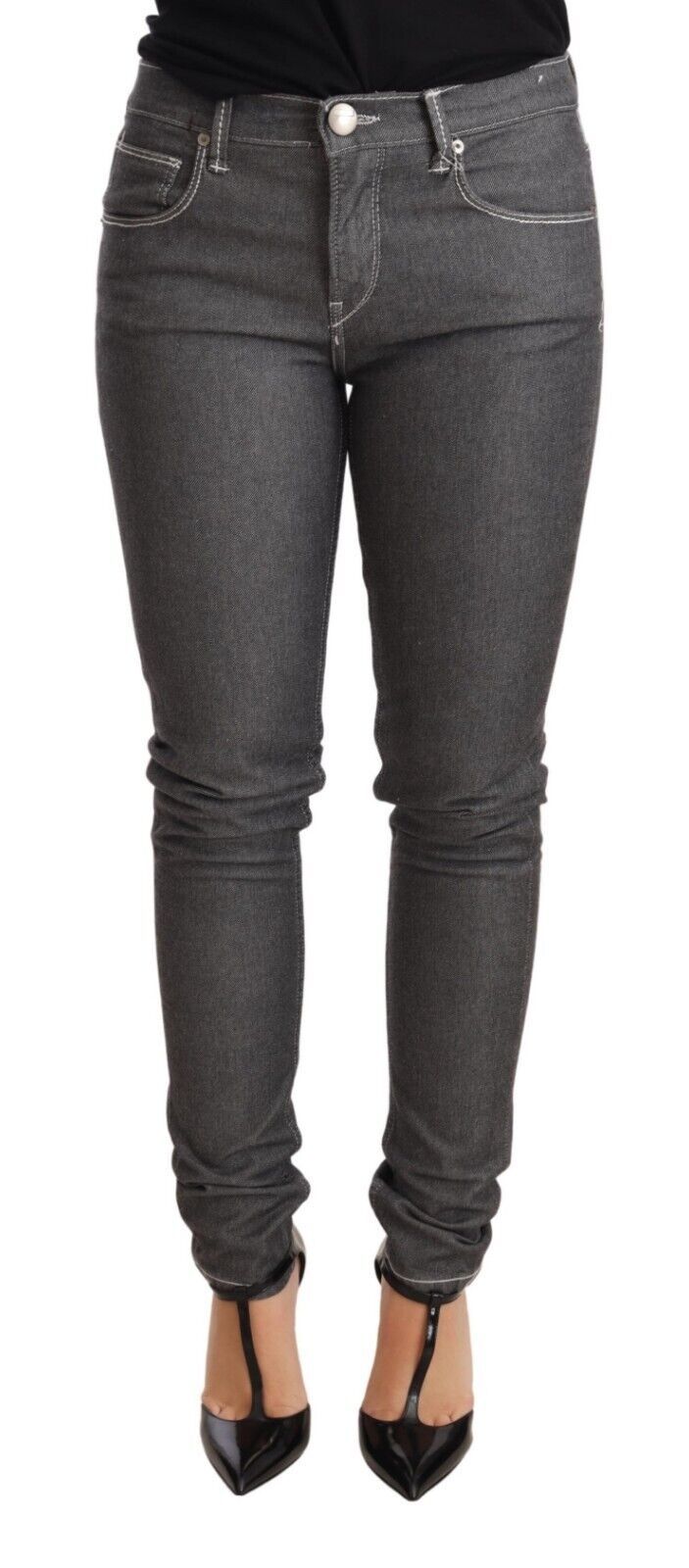 Jean ACHT skinny gris