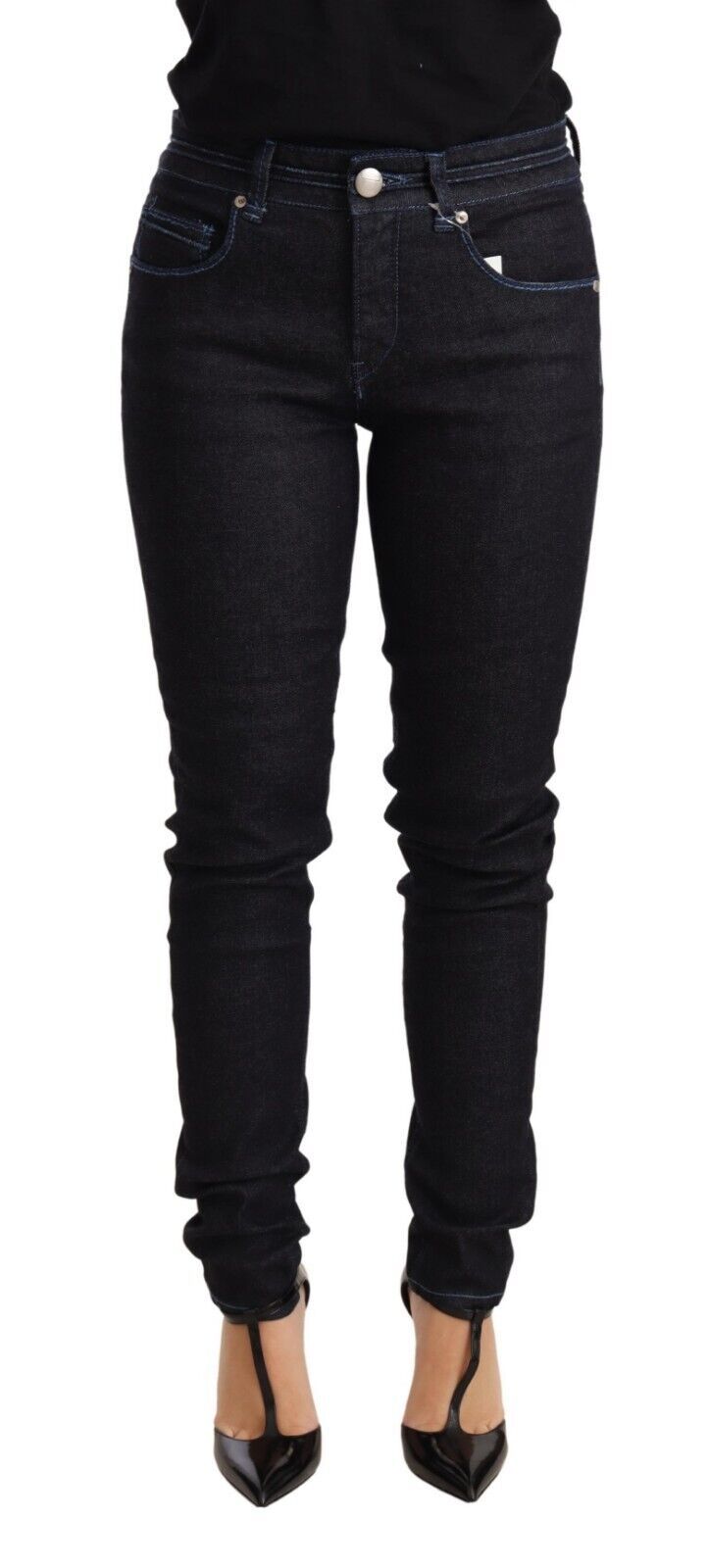 Jean AchT bas taille bleu