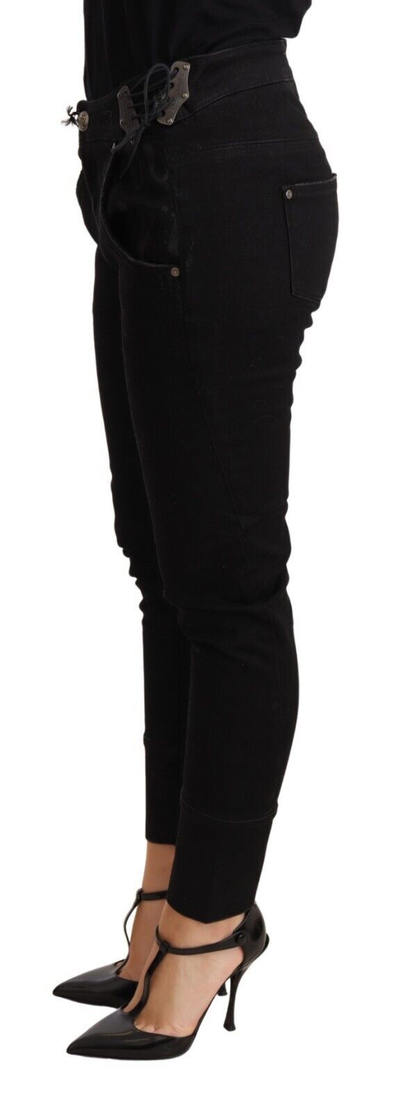 Pantalon skinny Ermanno Scervino noir