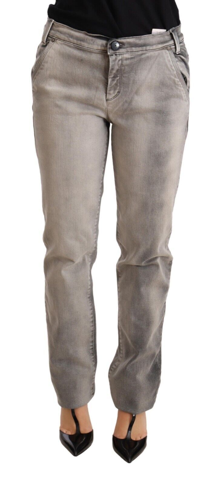 Jean Ermanno Scervino skinny gris washed