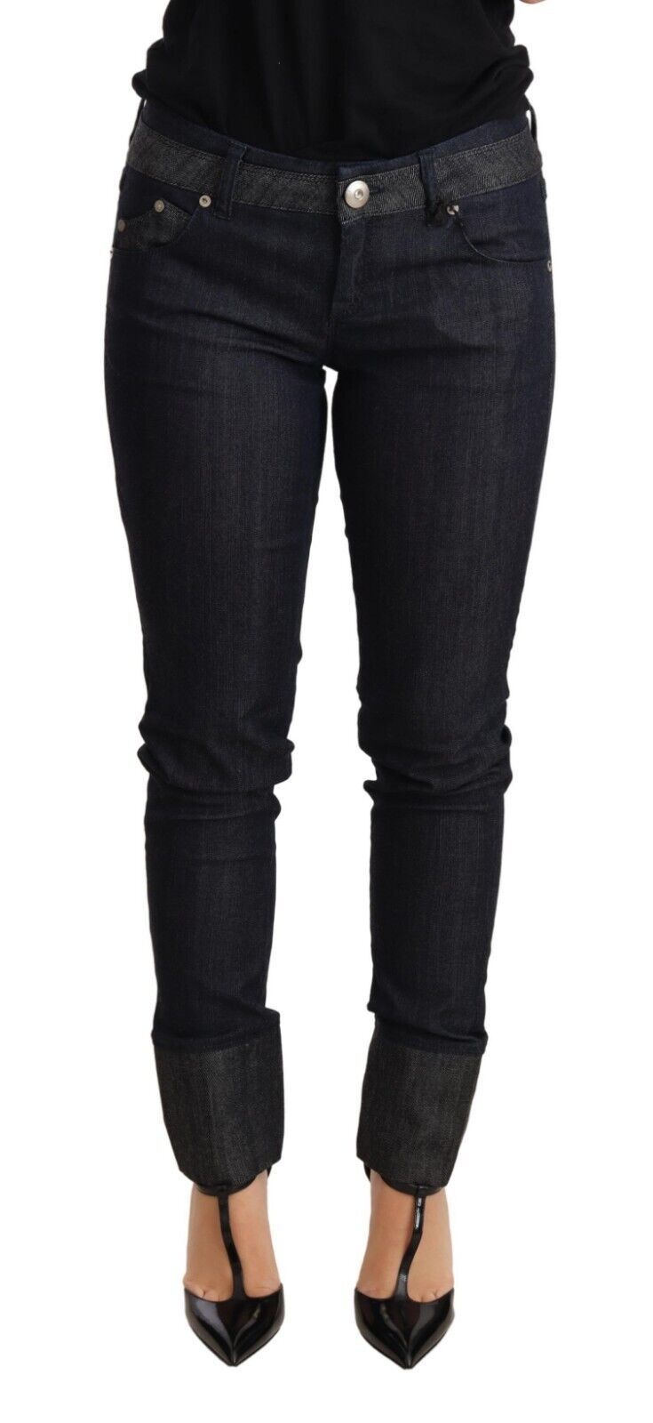 Jean skinny Ermanno Scervino bleu foncé