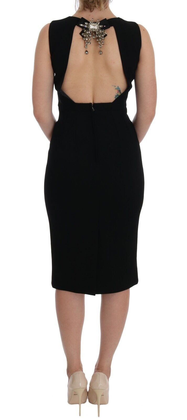 Robe Dolce & Gabbana Crystal noire Dolce & Gabbana