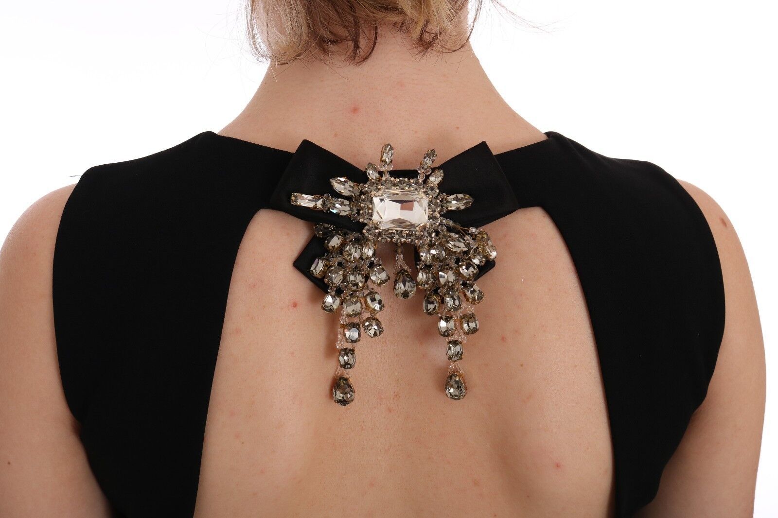Robe Dolce & Gabbana Crystal noire Dolce & Gabbana