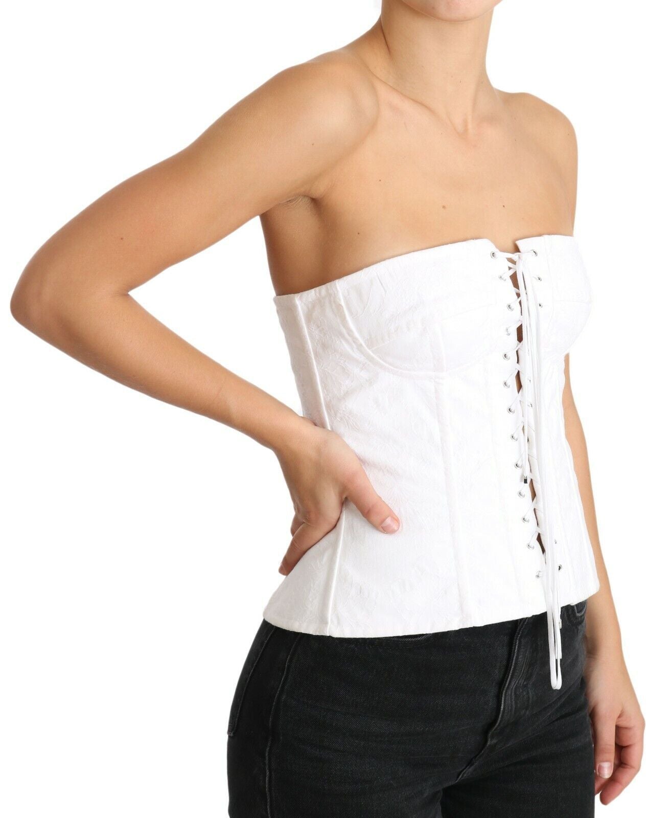 Bustier Dolce & Gabbana Palermo blanc