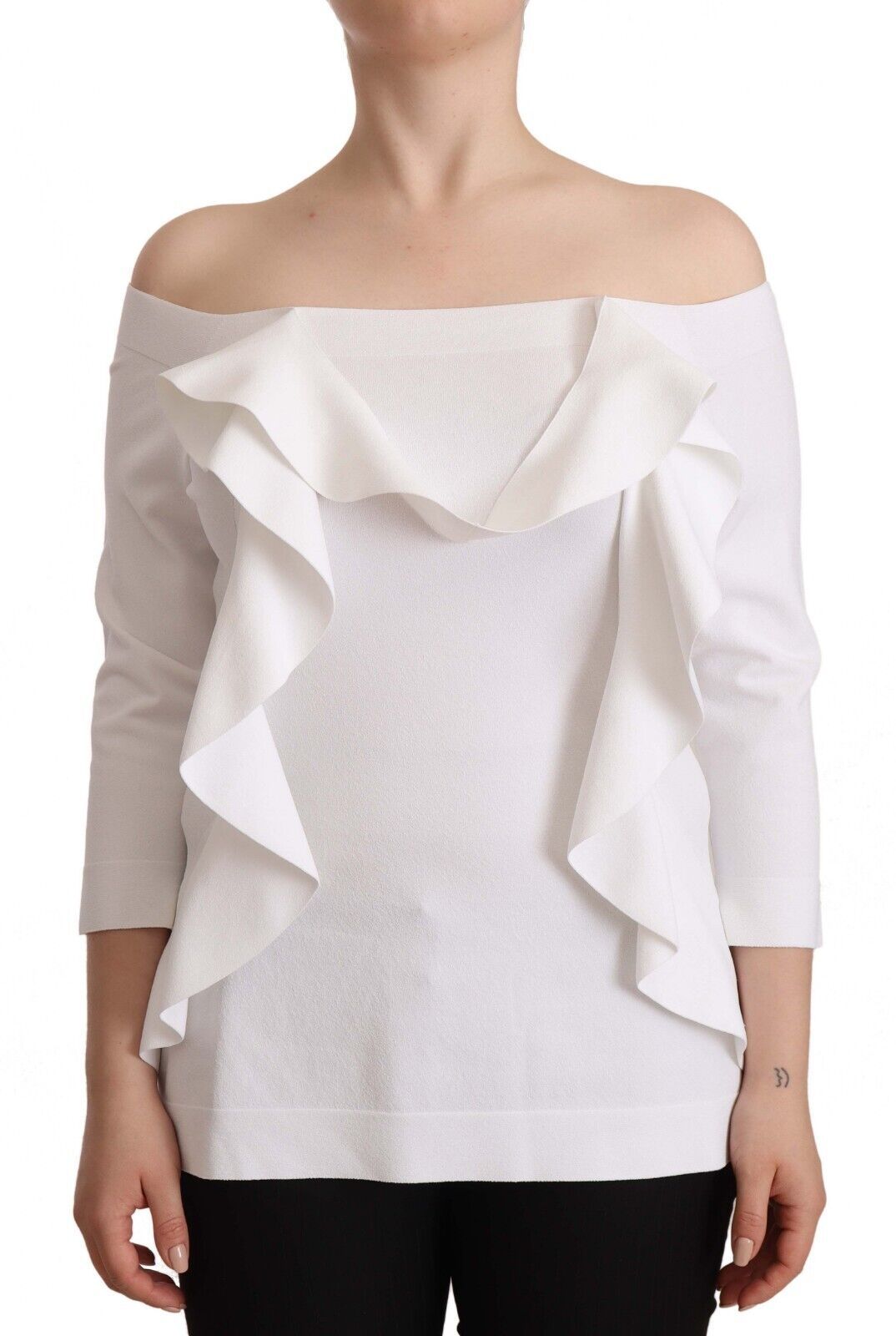 Blouse D.exterior Off shoulder blanche