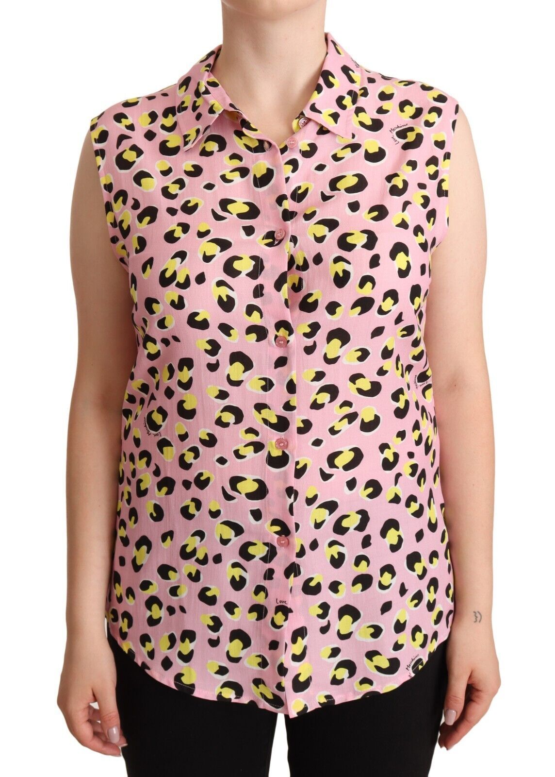Polo Love Moschino léopard rose