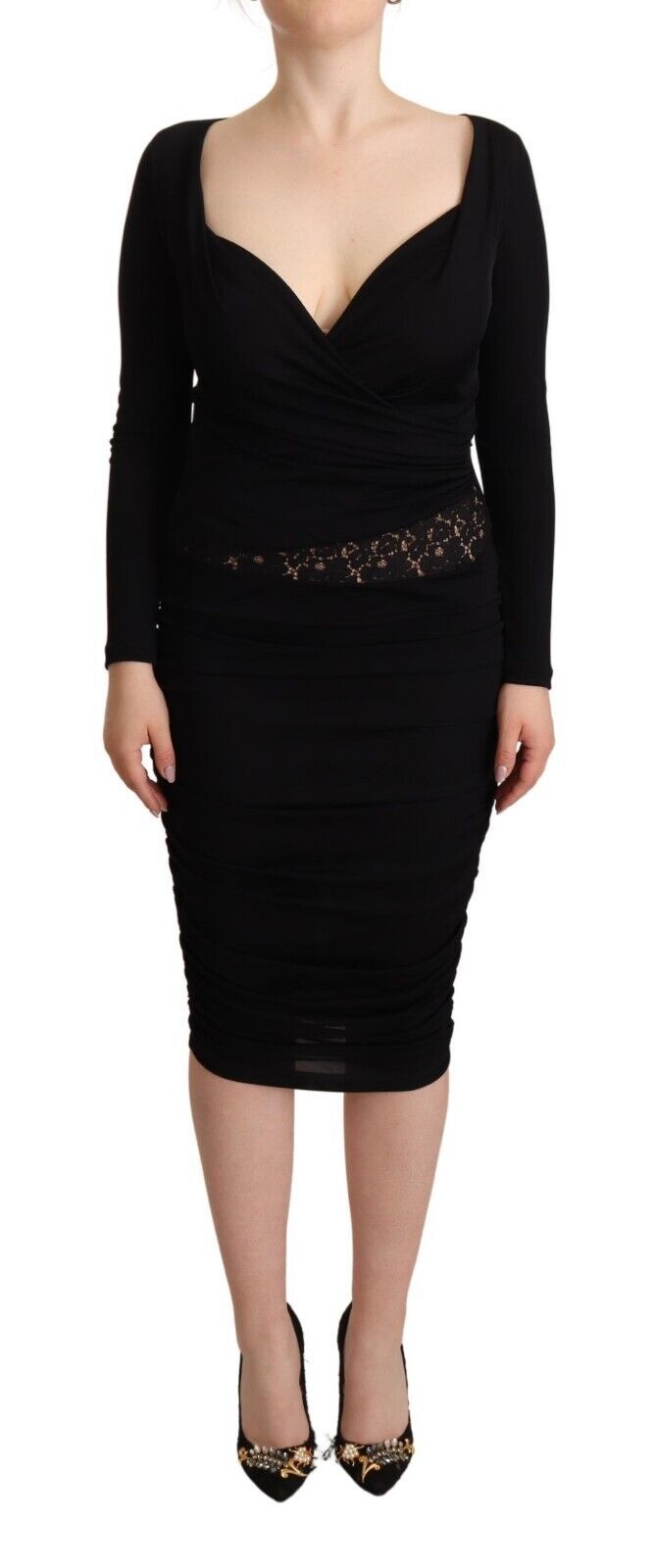 Robe GF Ferre Sweetheart noire GF Ferre