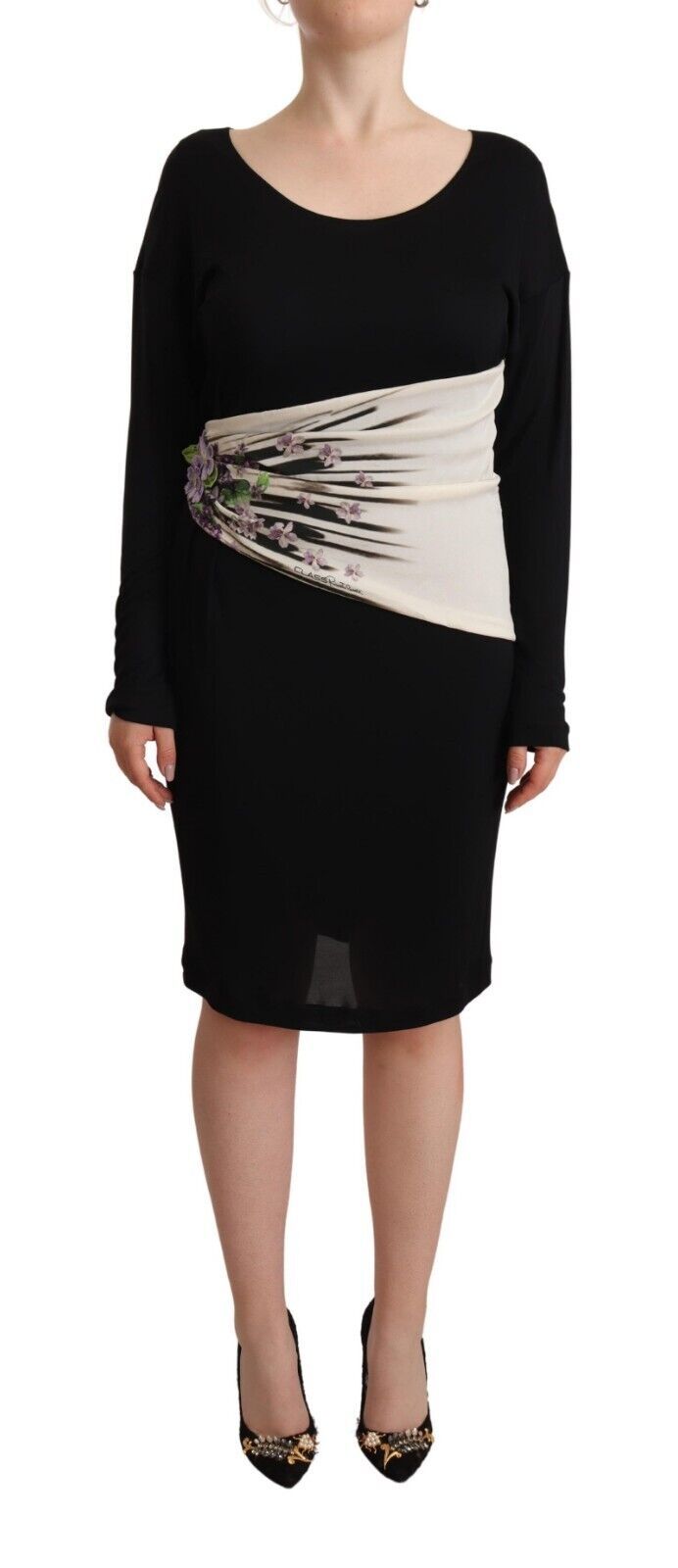 Robe Class Roberto Cavalli noire argentée Roberto Cavalli