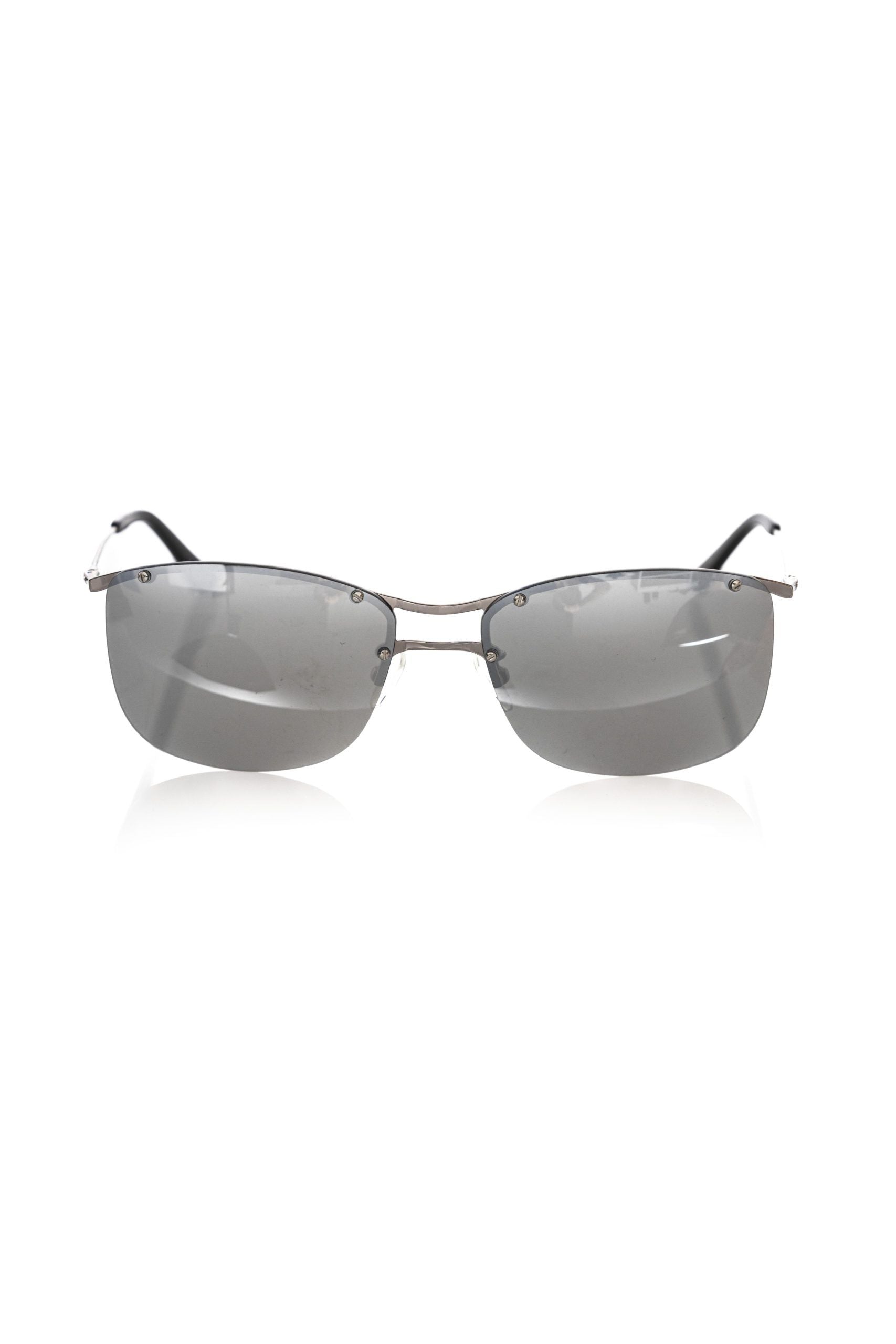 Lunettes Frankie Morello Clubmaster argentées