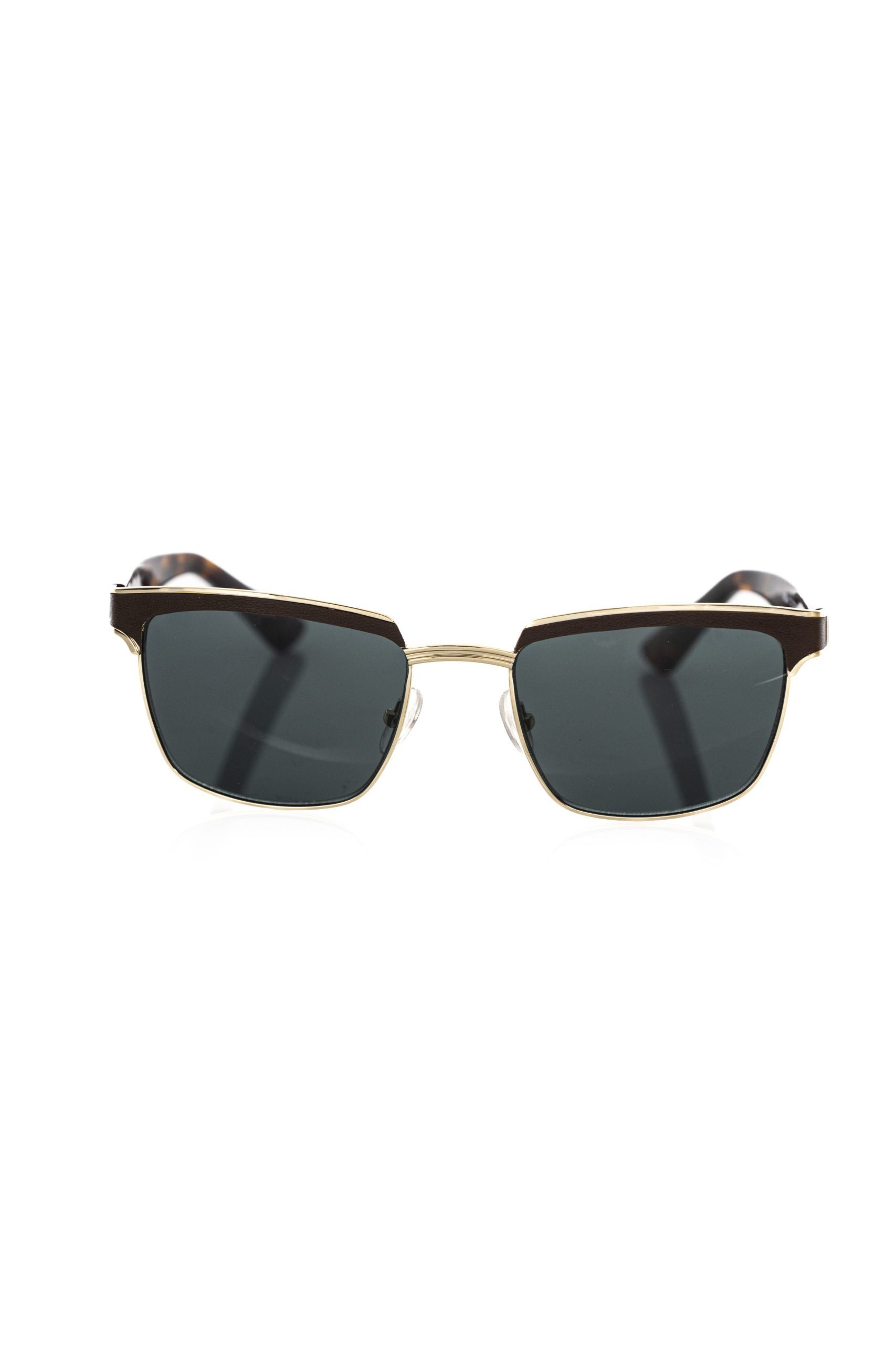 Lunettes Frankie Morello Clubmaster marron