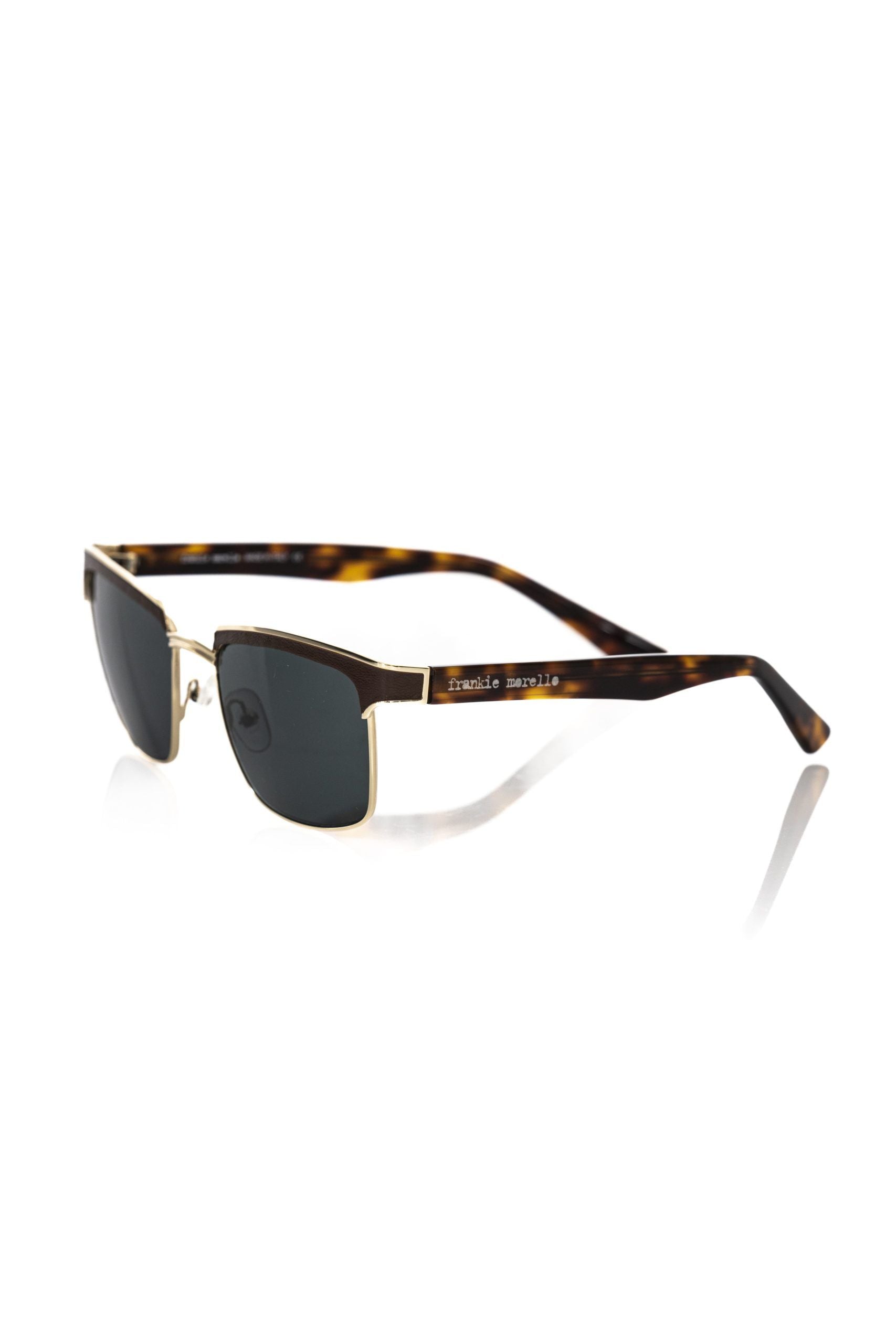 Lunettes Frankie Morello Clubmaster marron