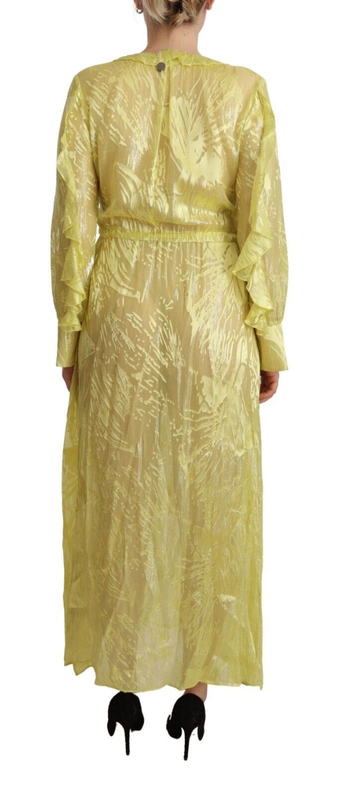 Robe maxi Patrizia Pepe jaune Patrizia Pepe