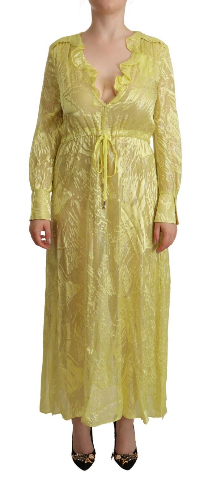Robe maxi Patrizia Pepe jaune Patrizia Pepe