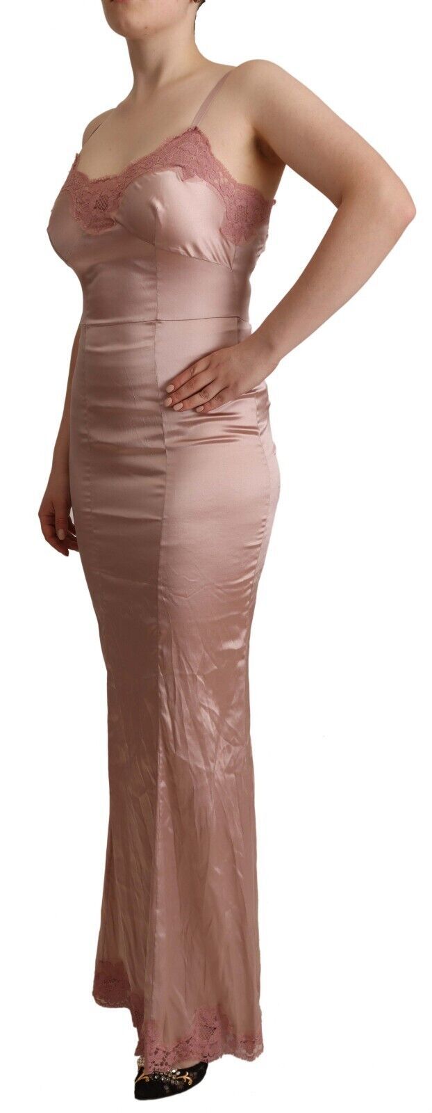 Robe Dolce & Gabbana maxi rose Dolce & Gabbana