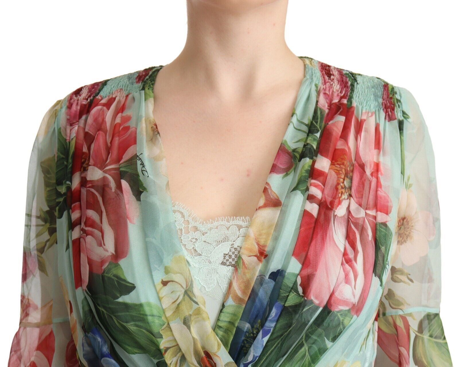 Robe midi Dolce & Gabbana verte Dolce & Gabbana