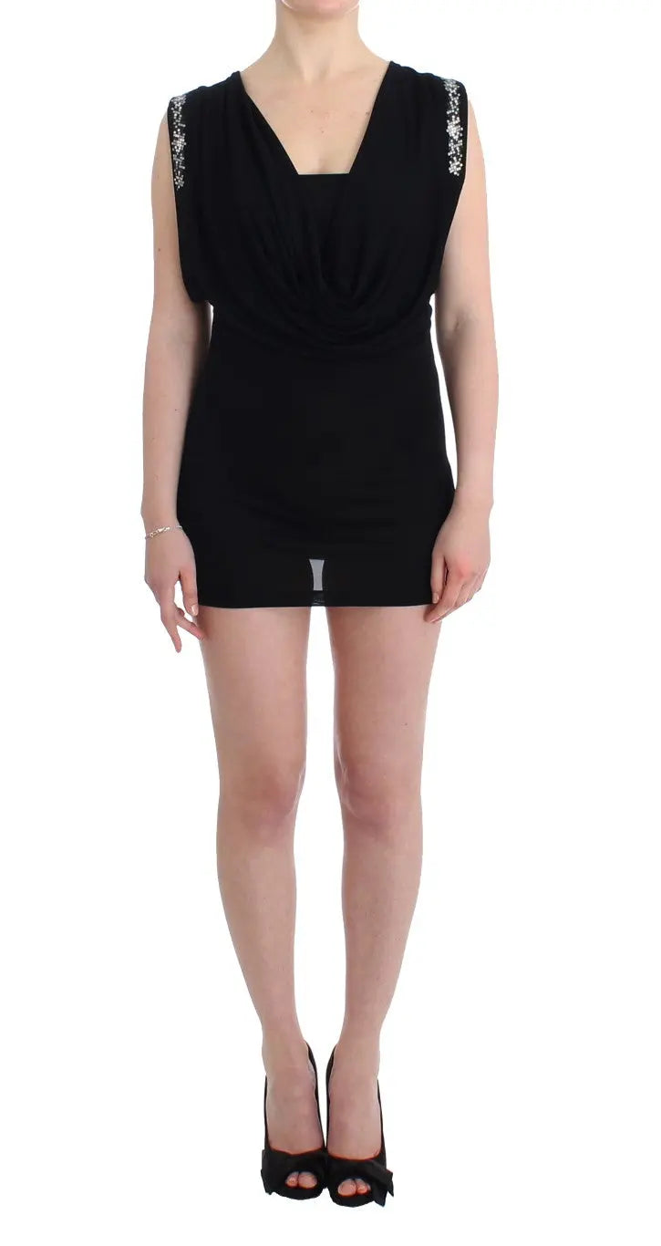 Robe Roccobarocco courte noire Roccobarocco