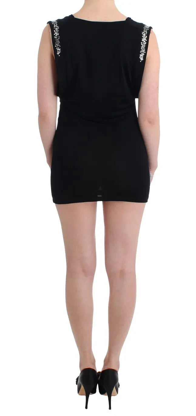 Robe Roccobarocco courte noire Roccobarocco