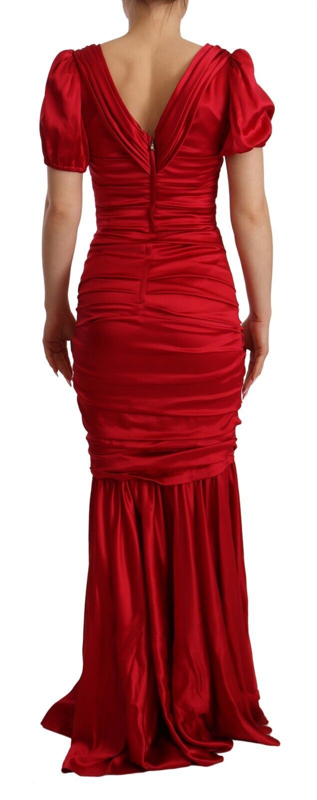 Robe Dolce & Gabbana mermaid rouge Dolce & Gabbana