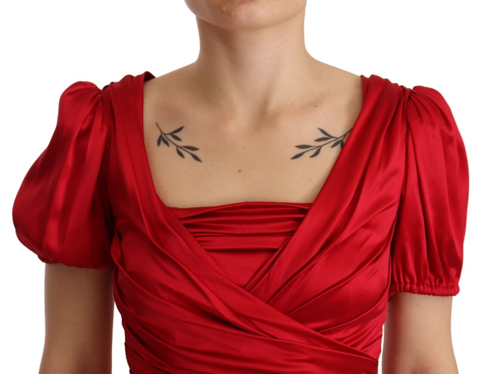 Robe Dolce & Gabbana mermaid rouge Dolce & Gabbana