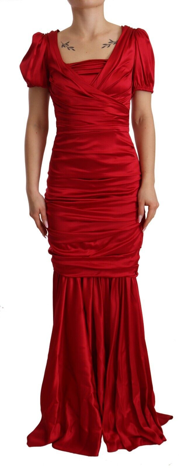 Robe Dolce & Gabbana mermaid rouge Dolce & Gabbana