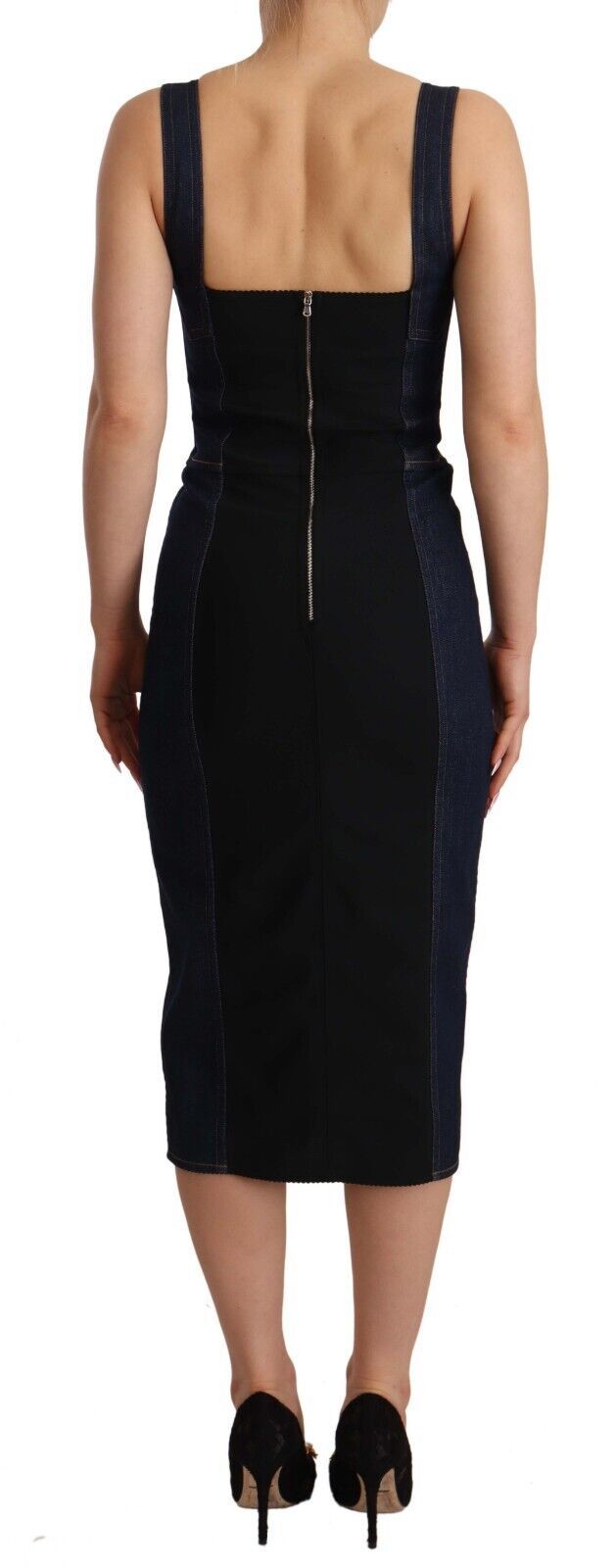 Robe Dolce & Gabbana midi bleu foncé Dolce & Gabbana