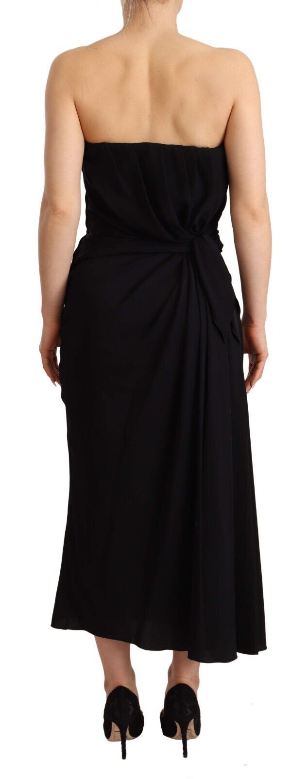 Robe mi-longue Dolce & Gabbana noire Dolce & Gabbana