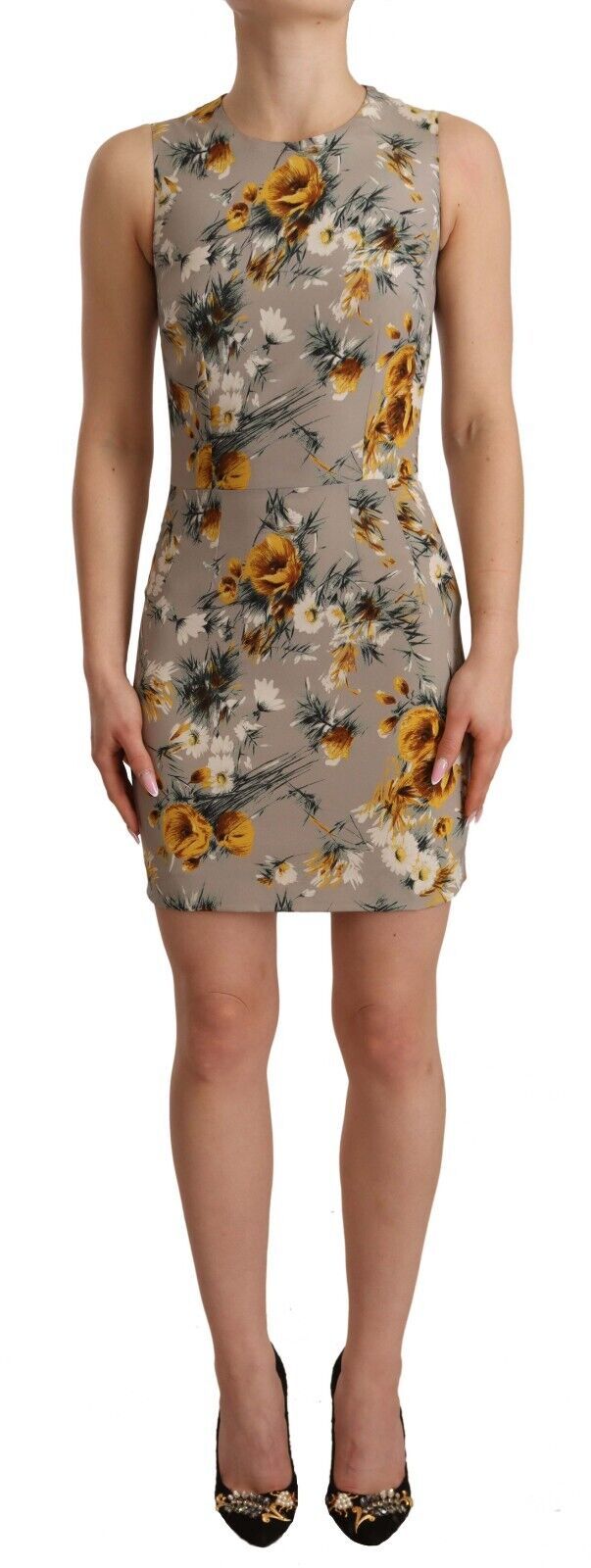 Robe DOLCE & GABBANA Sheath grise Dolce & Gabbana