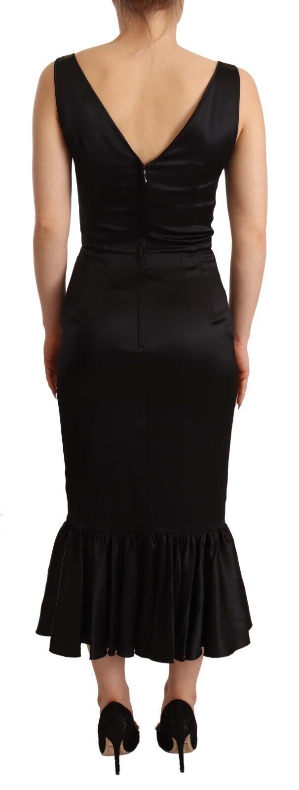 Robe Dolce & Gabbana midi noire Dolce & Gabbana