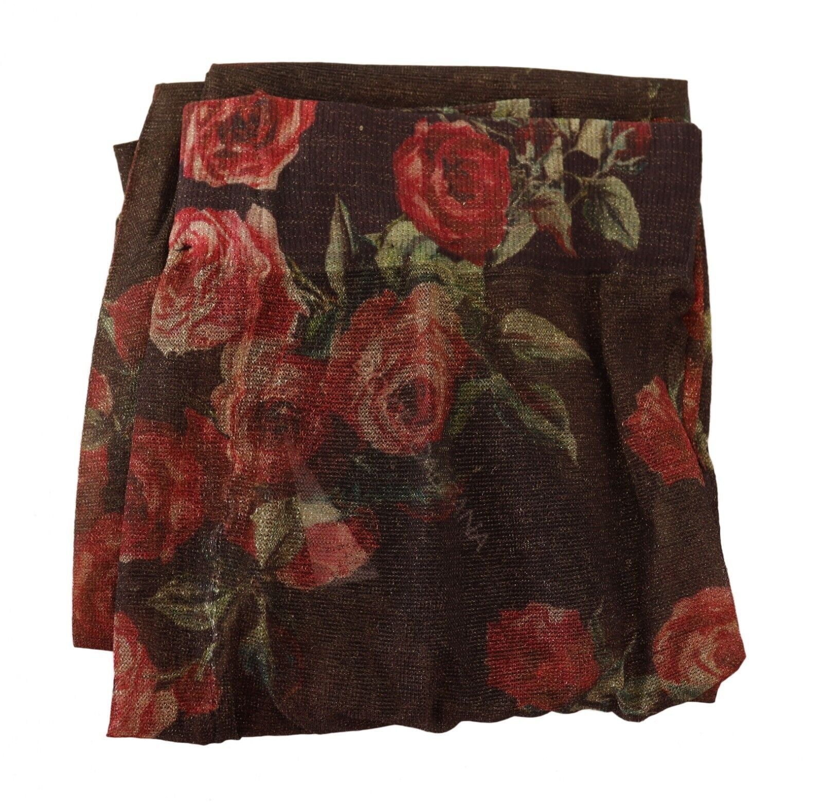 Collants Dolce & Gabbana noirs fleurs
